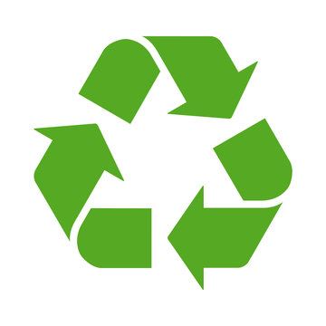 Recycling Symbol with 3 arrows 
